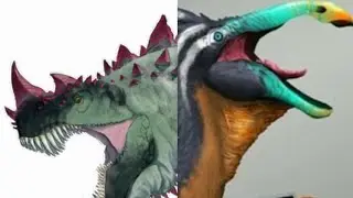 Ark Additions Ceratosaurus and Deinocheirus sing The Fnaf song atpunk cover