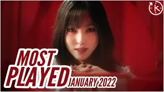 My Most Played Songs in January 2022
