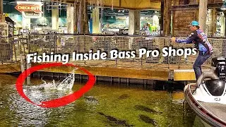 Caught a Bass Inside Bass Pro Shops Pyramid (Ft. Bill Dance)