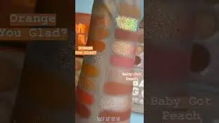 ColourPop 9 Pan Comparisons Pt 2 | Orange You Glad?, SOL, Baby Got Peach, Strawberry Shake + More!