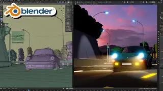 Endless Driving Loop - Blender Tutorial (Geometry Nodes)