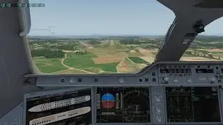 [XP11/HD] FFA350 Zurich Int'l Airport ILS Landing Video