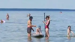 🥤 Пляж озеро Плещеево, SUP доски, Переславль-Залесский / 17.07.2023 🐳