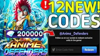 ⚠️New!! Codes⚠️ ROBLOX ANIME DEFENDERS CODES 2024 SEPTEMBER | ANIME DEFENDERS CODES