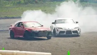 First Drift Event with the Automatic A90 Supra!