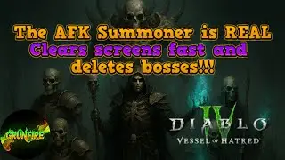 LAZY OP Necromancer Minion Build Guide! (Ring of Mendeln + Auto-Cast Corpse Skills) | D4 Diablo
