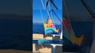 капитанская дочь 😍 на яхте в 4ый раз! 