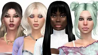 Female Sims Dump 22 (Patreon Free) | SIMS 4 CAS | CC Folder and Sim Download
