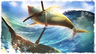 БИТВА С МЕГАЛОДОНОМ В SEA OF THIEVES!!!