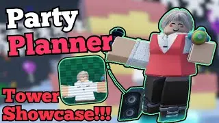 Party Planner Tower Showcase!!! | FNAF: Tower Defense! | Roblox