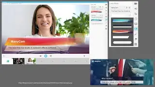 How to use ManyCam with Zoom Video Meetings for lower thirds, on screen graphics and other tools