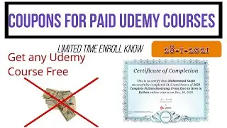 Get Udemy courses free with Certificate FREE Online Courses with Certificate 28 1 2021
