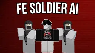 [FE] ROBLOX Soldier AI (FREE Hats,Flings) | Script Showcase
