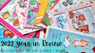 2022 Card Making Year in Review | A Look Back at All the Cards I Made This Year