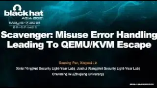 Scavenger: Misuse Error Handling Leading to Qemu/KVM Escape