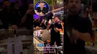 How they do the Impossible Liquid Toss Trick 😱