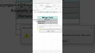 Merge Cells in Excel - Excel Tips & Tricks for Efficiency