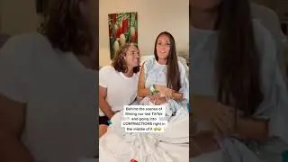 Going into CONTRACTIONS while filming a TikTok! 
