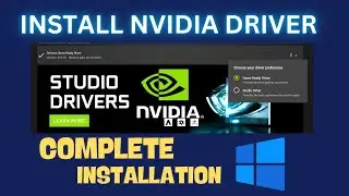 Setup Nvidia Graphics Driver in Windows 10/11 | Gigabyte Nvidia GTX 1660 Super