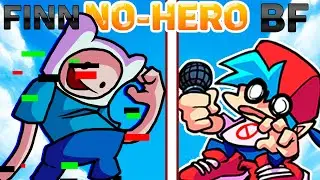 Friday Night Funkin' - VS Fanmade Finn | Mid Effort No-Hero (FNF Mod Hard/ Adventure Time Corrupted)