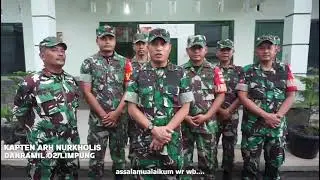 KORAMIL 02/LIMPUNG KODIM 0736/BATANG KOREM 071/WK DAN IBU PERSIT BERBAGI TAKJIL DENGAN MASYARAKAT