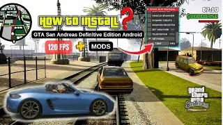 HOW TO INSTALL MODS❓| GTA SA Definitive Edition Android