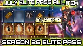 FREE FIRE SEASON 26 ELITE PASS FULL DETAILS || FREE FIRE JULY 2020 ELITE PASS