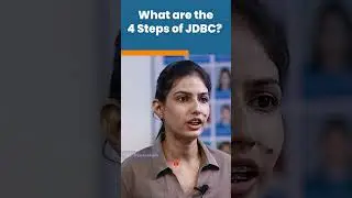 4 Steps OF JDBC | Java Interview Question | #shorts #kiransir #javainterview