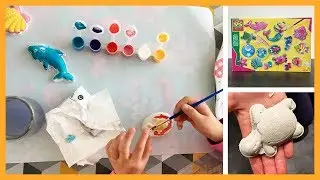Moulage et peinture « Créatures de l’océan » (SES Creative)