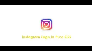 Instagram Logo in Pure CSS | Learn to code for free with The Coder Amit Saxena (Trending Coder)