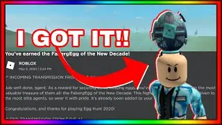 COLLECTING MY FABERGE EGG! (I GOT IT) (ROBLOX EGG HUNT 2020) (FABERGE EGG OF THE NEW DECADE)