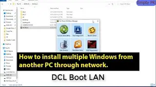 How to install multiple Windows from another PC through network.