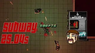 Hotline Miami 2 Subway in 25.04s (Segmented Speedrun)