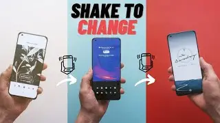 Change Wallpaper by Shaking your Phone! (easy)