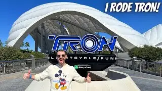I Rode TRON Lightcycle Run at the Magic Kingdom!