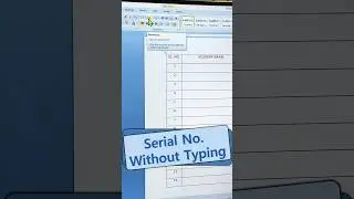 🔥auto serial number in word 