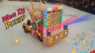 Diy Mini Wedding Dj Road Lights Big Dj Truck | Mini Dj Truck Decoration Light Murti Visarjan Dj