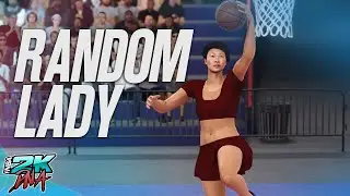 Random Lady player mod for NBA 2K23 PC