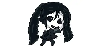 Wednesday Addams medibang paint Dance Animation But It's Anime