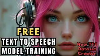 Train AI Text to Speech Models for FREE in Google Colab - Full Tutorial