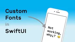 Custom fonts In SwiftUI
