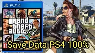 [PS4] Grand Theft Auto 5 (GTA V) Save Data 100% PS4 Hen