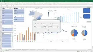 Aula Excel - Dashboard interativa com VBA e Map Chart - Parte 4/4