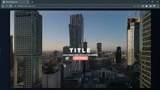 How To Create Responsive Video Background Using HTML And CSS | HTML CSS Tutorials
