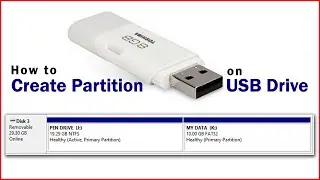 How to Create Partition on USB Drive or External Hard Drive