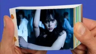Wednesday Addams Season 2 Announcement  Flipbook Animation