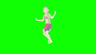🔥 SAKURA GREEN SCREEN  - Bomba!!! 【MMD NARUTO】 🔥