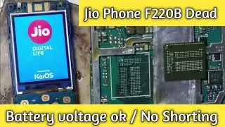 Jio F220b Dead Solution | Jio F220b power on problem by emmc | jio phone shorting solution