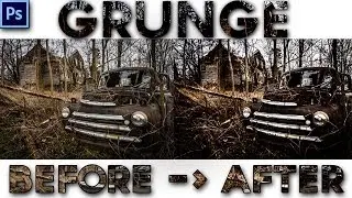 Grunge Effect | Photoshop CS6 Tutorial