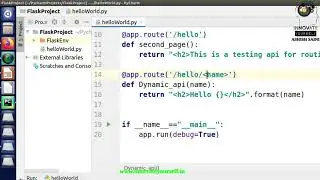 Creating a Dynamic API in Flask